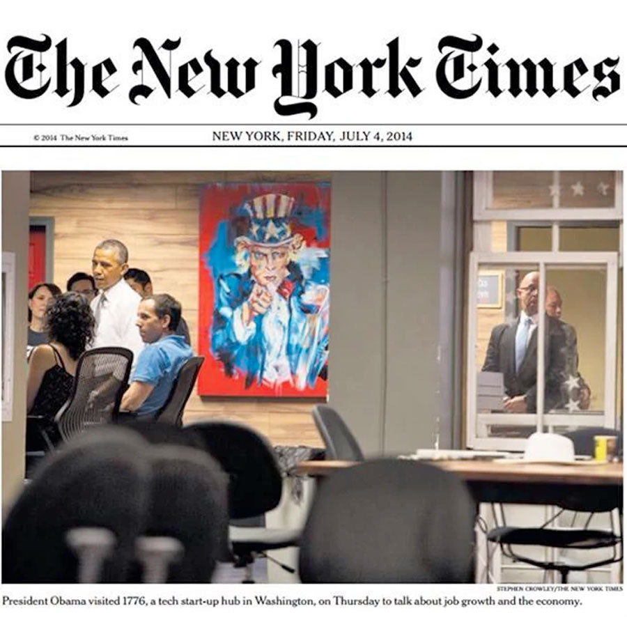 Cover of the New York Times