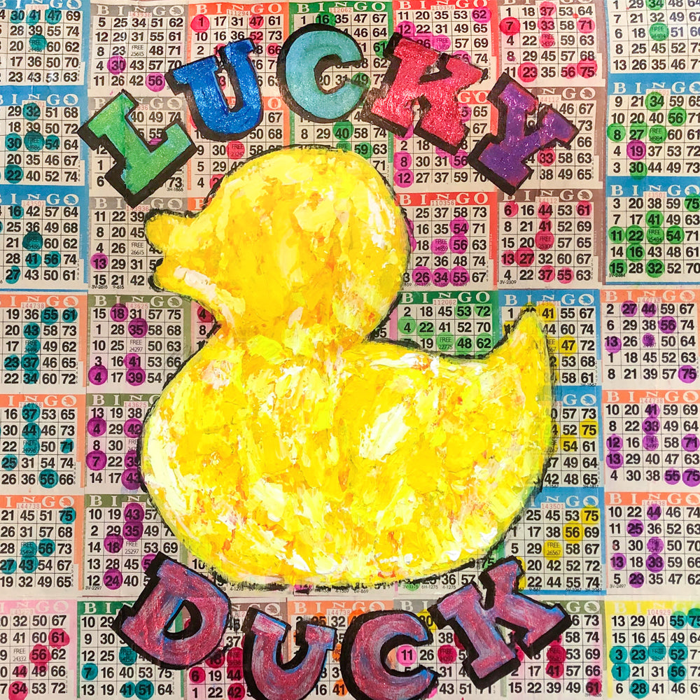 grandmainthemailbox | Artist | Original Art | Lucky Duck II (2020)