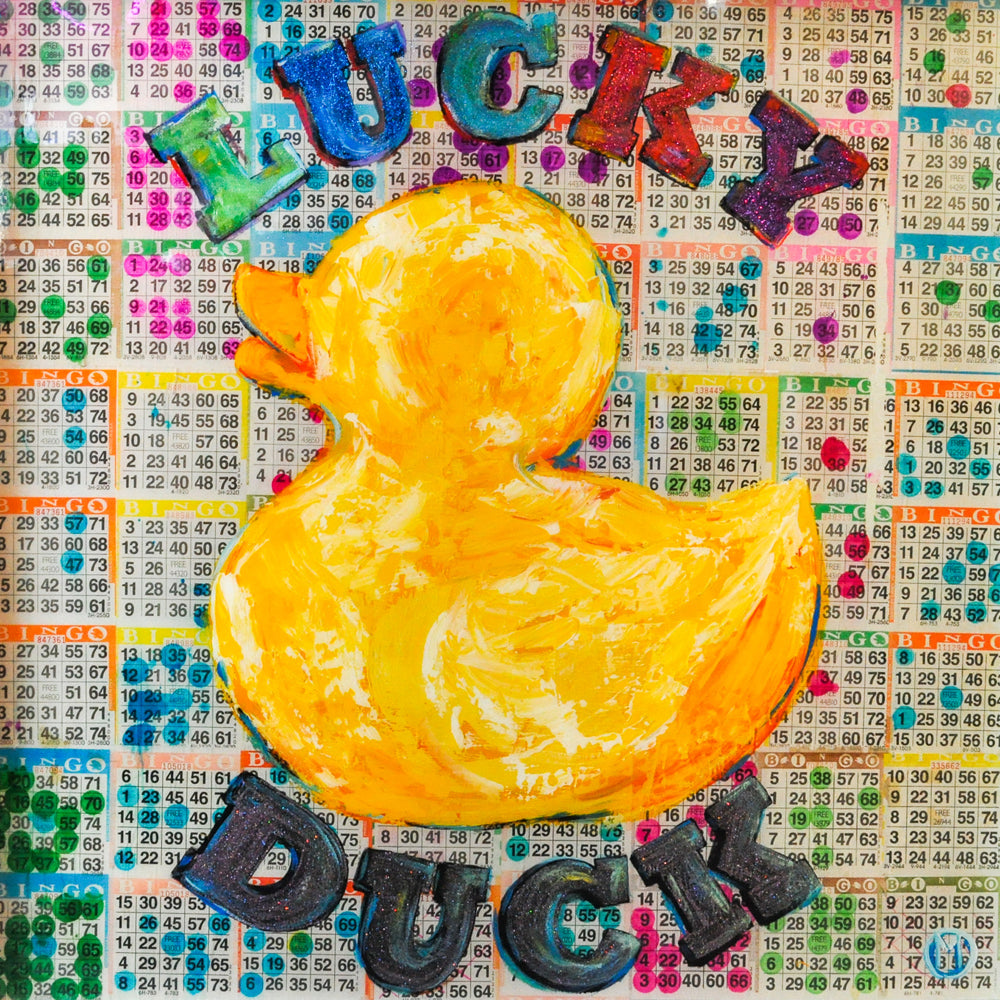 grandmainthemailbox | Artist | Original Art | Lucky Duck (2018)