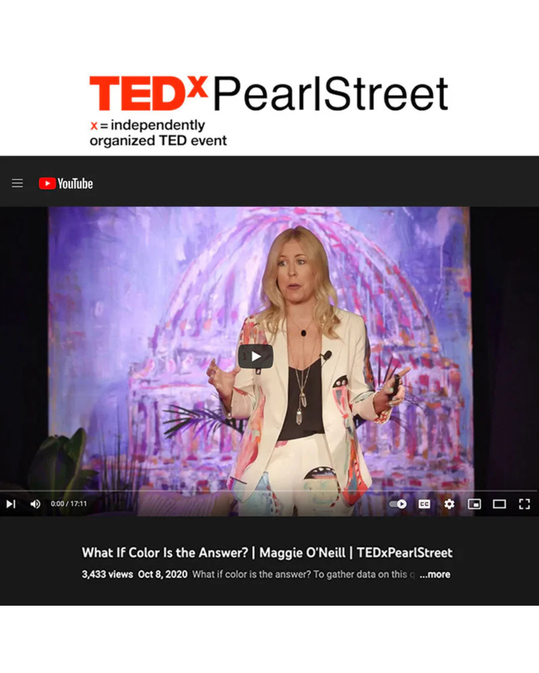 TedX Pearl Street | What If Color Is the Answer?