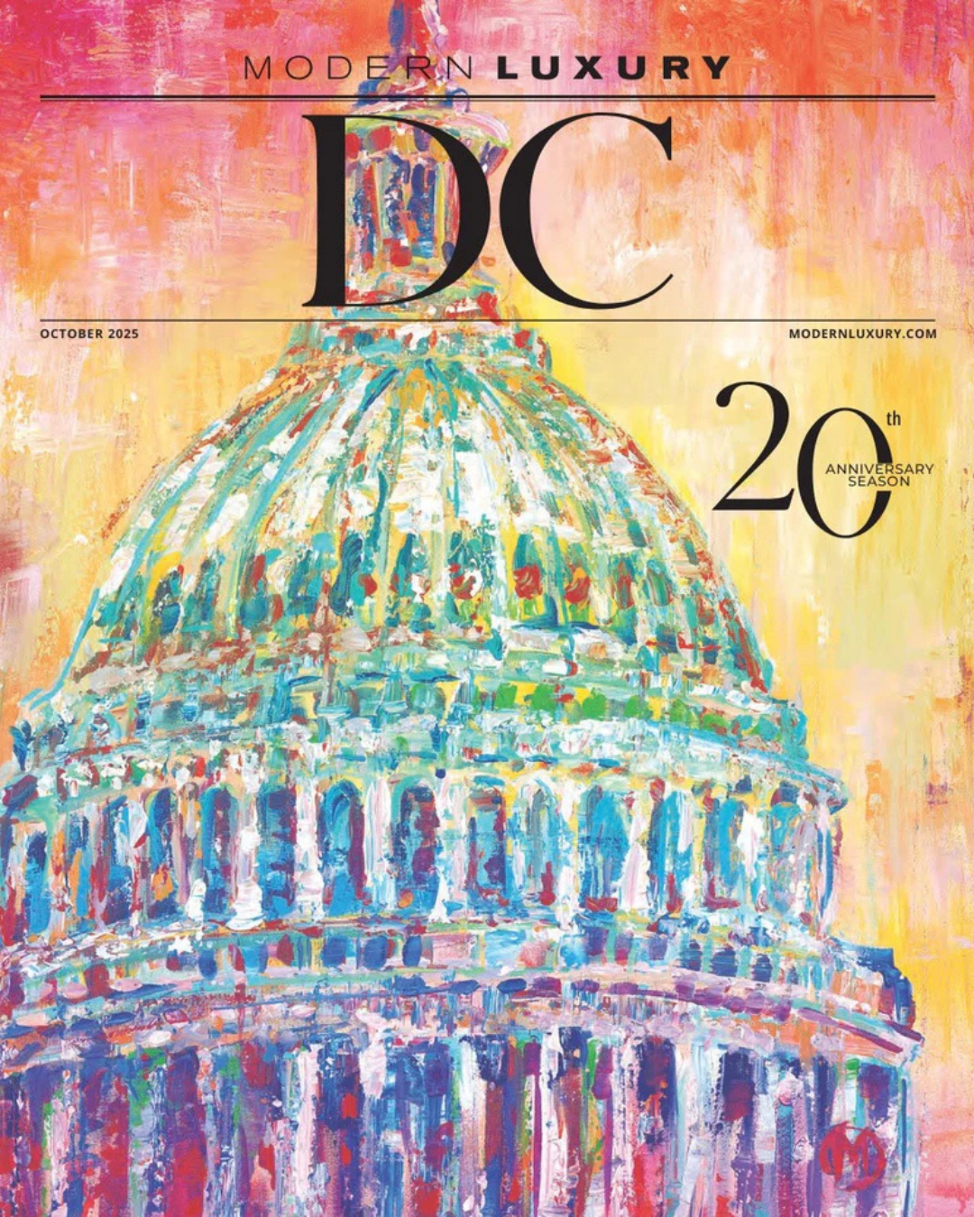 "Pop Capitol" Featured on DC Modern Luxury's 20th Anniversary Issue