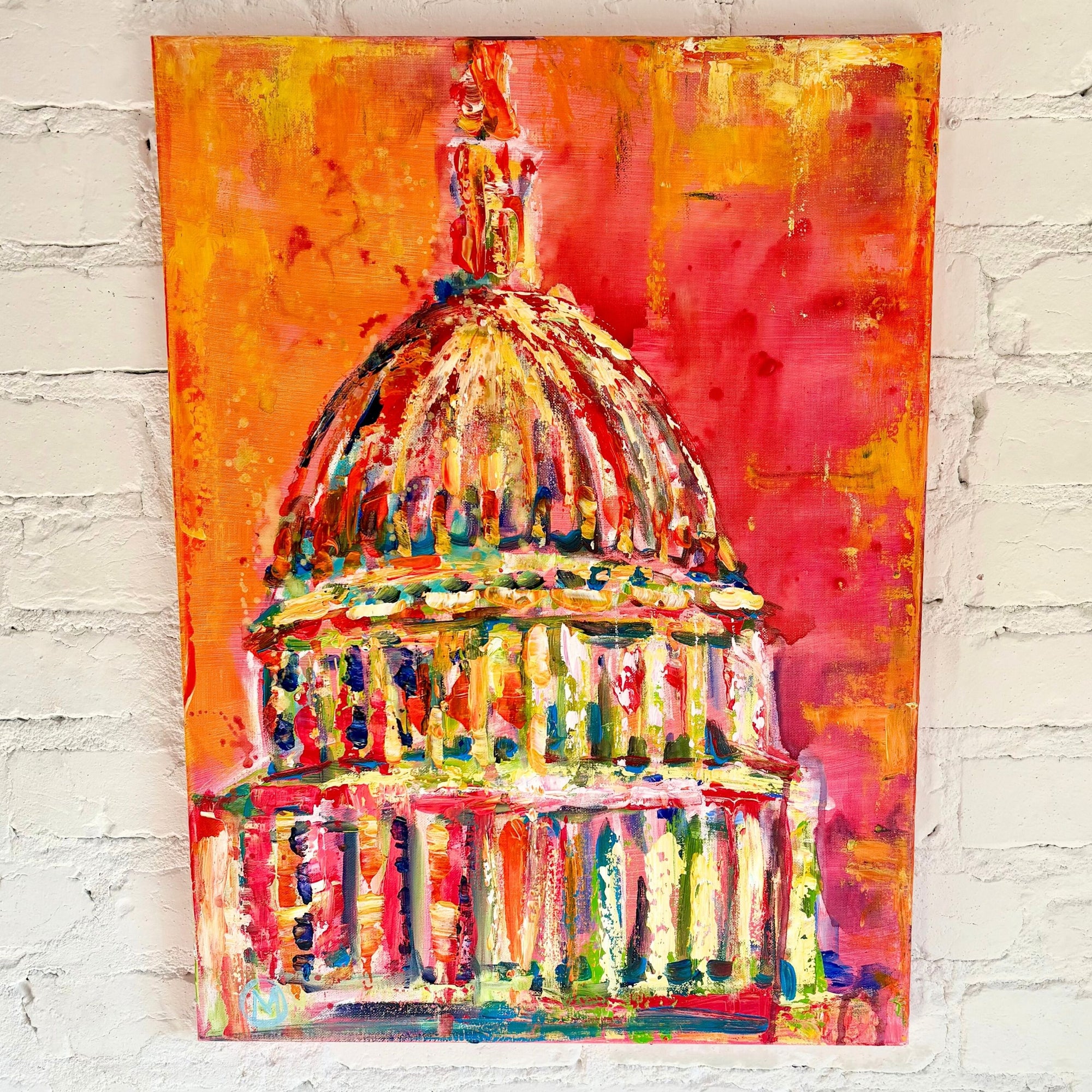 "Peachy Sunset Capitol" (2025)