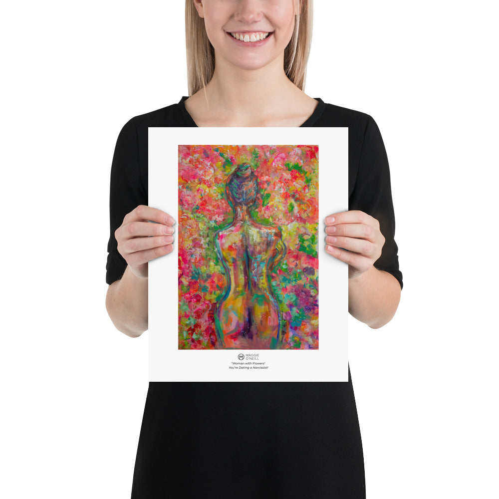Woman With Flowers