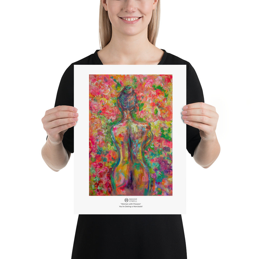 Woman With Flowers