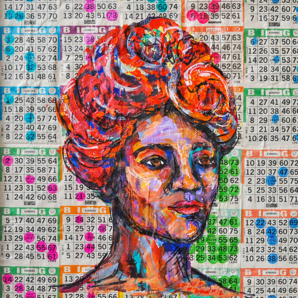 Maggie O'Neill | Artist | Original Art | Bingo Babe IV (2018)