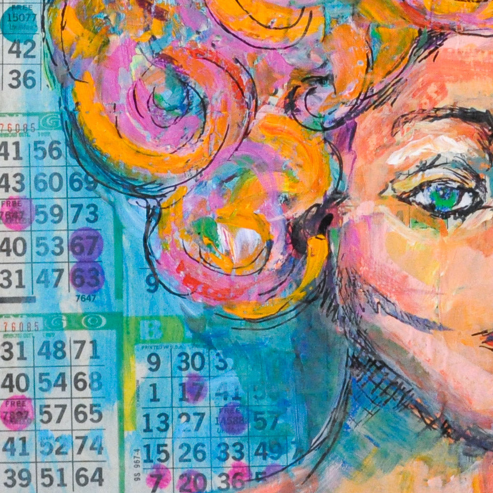 Maggie O&#39;Neill | Artist | Original Art | Bingo Babe VI (2018)