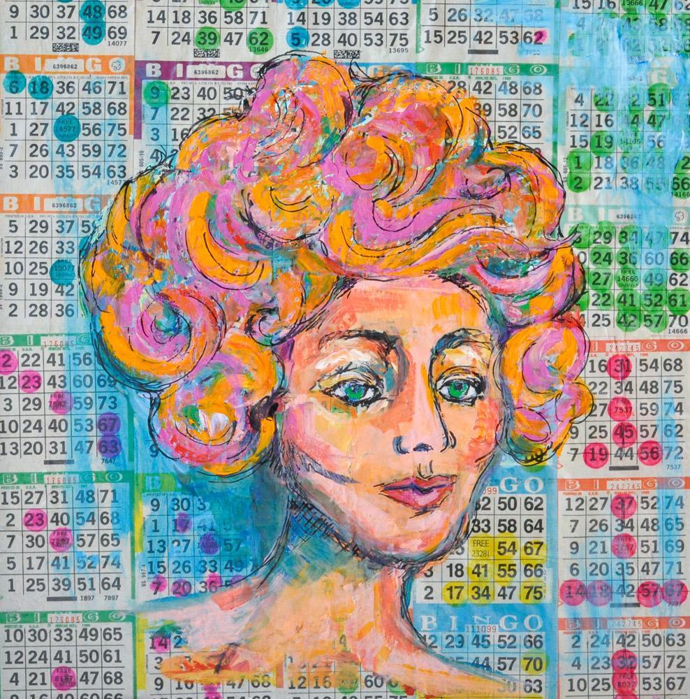 Maggie O&#39;Neill | Artist | Original Art | Bingo Babe VI (2018)