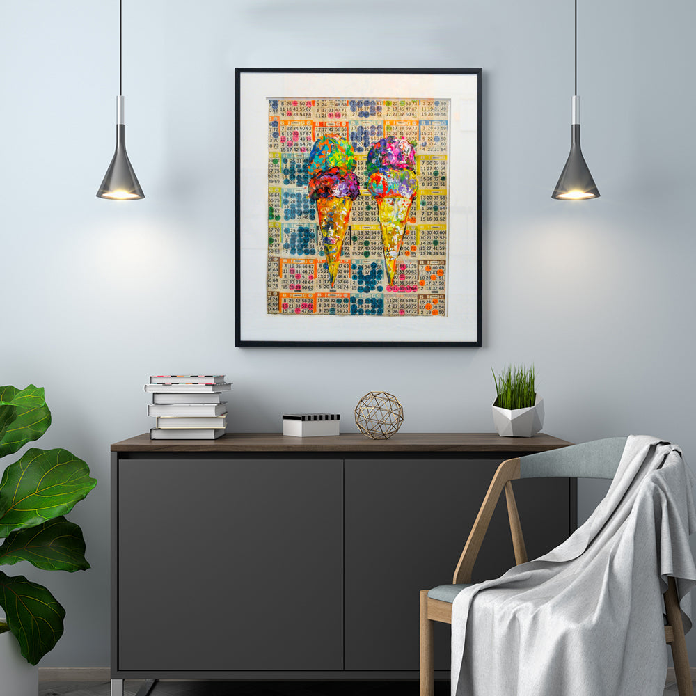 Maggie O'Neill | Artist | Original Art | Framed Sherbert (2017)