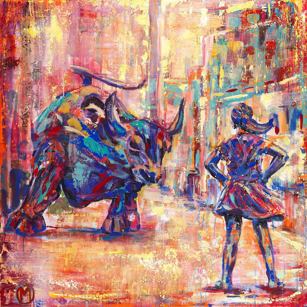 Fearless Girl with Bull