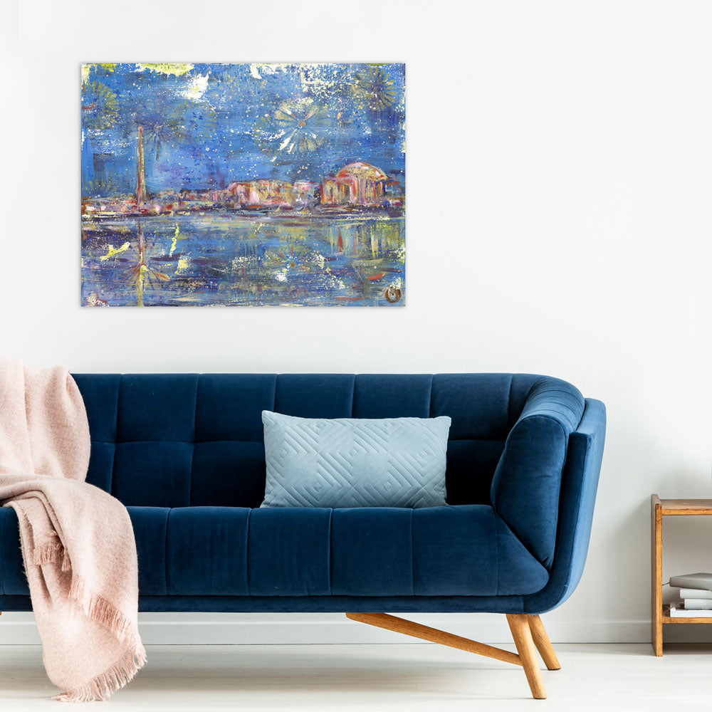 Monument &amp; Fireworks