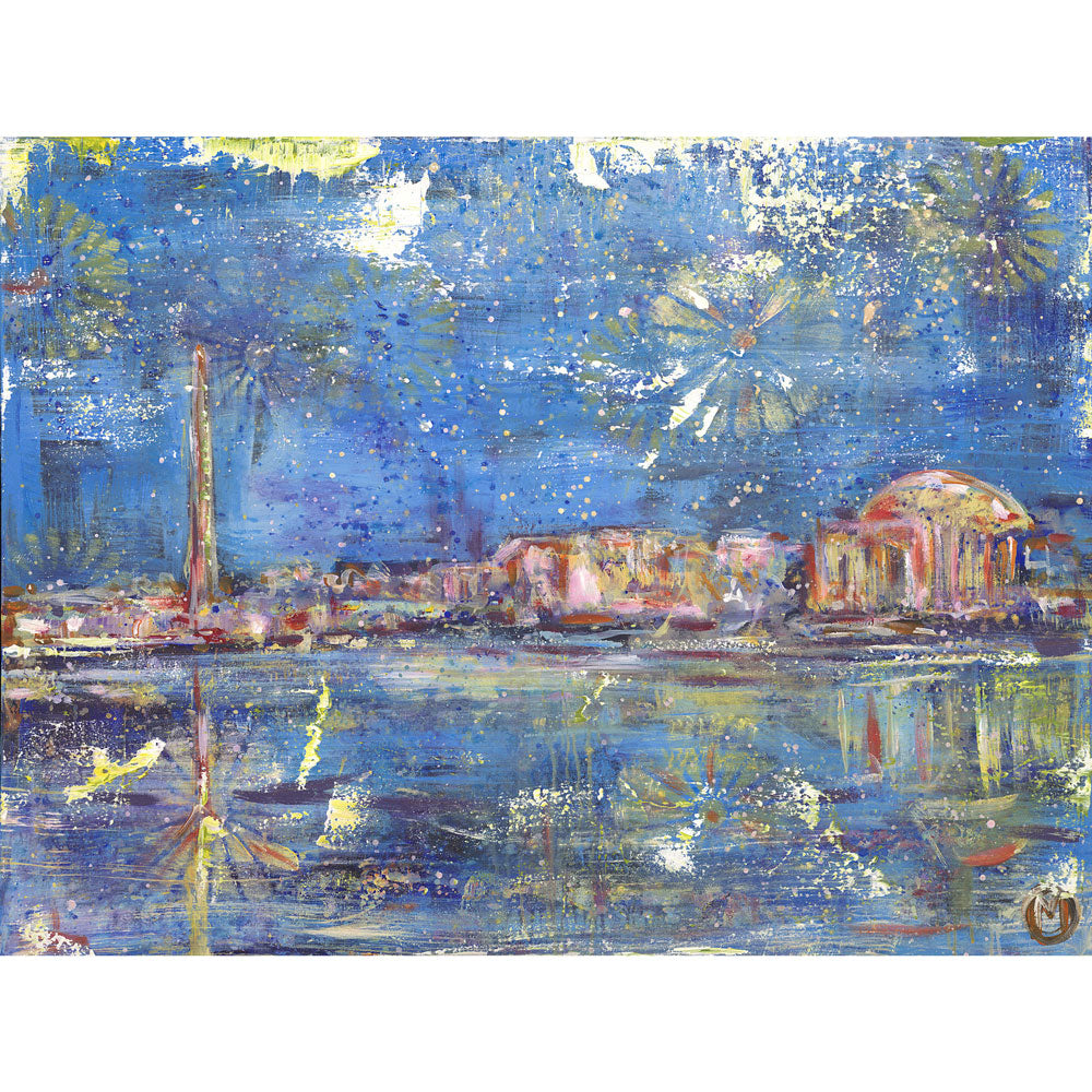 Monument &amp; Fireworks