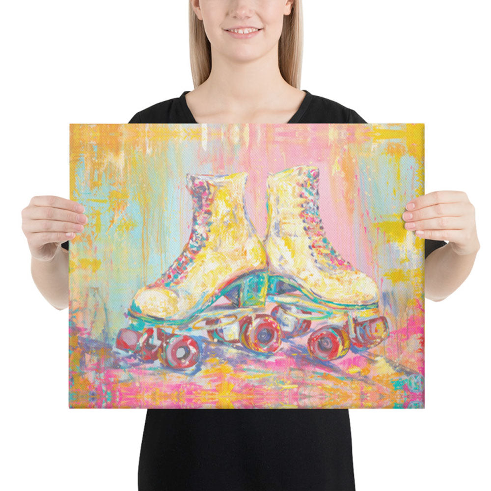 Tie Dye Roller Skates