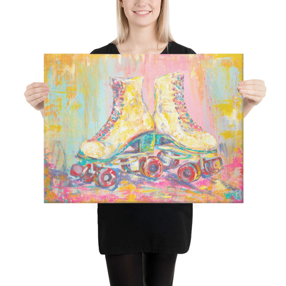 Tie Dye Roller Skates