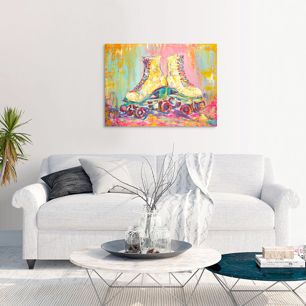 Tie Dye Roller Skates