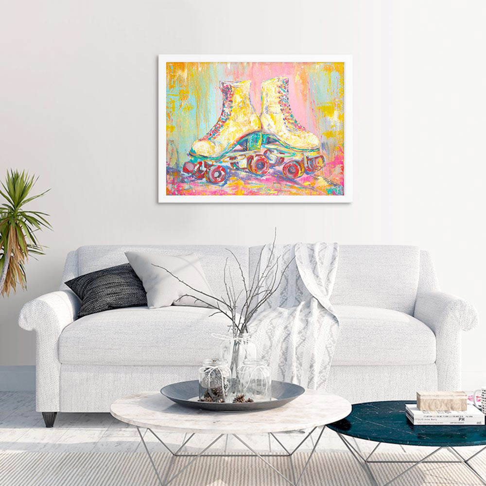 Tie Dye Roller Skates