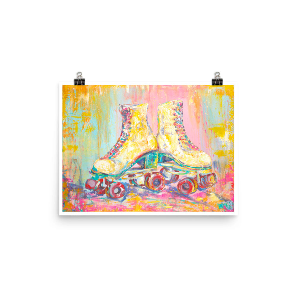 Tie Dye Roller Skates