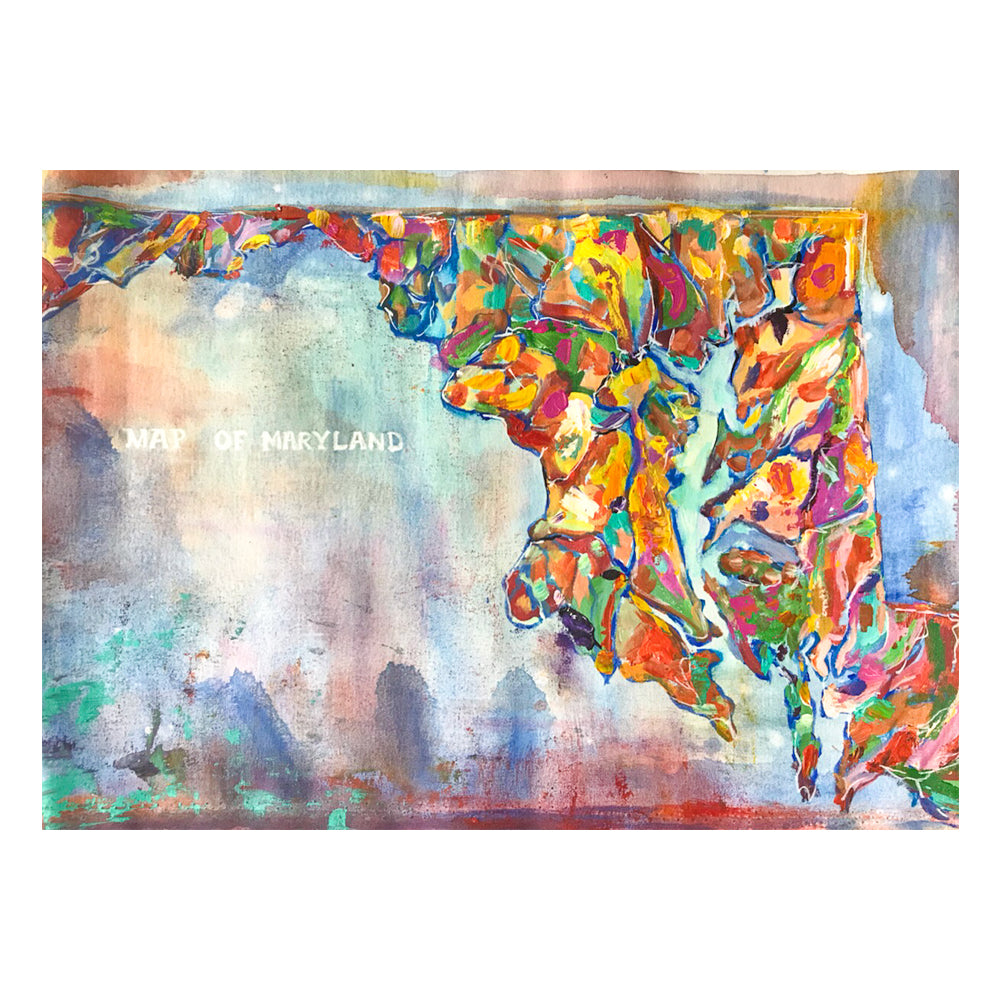 Mini Maryland Map