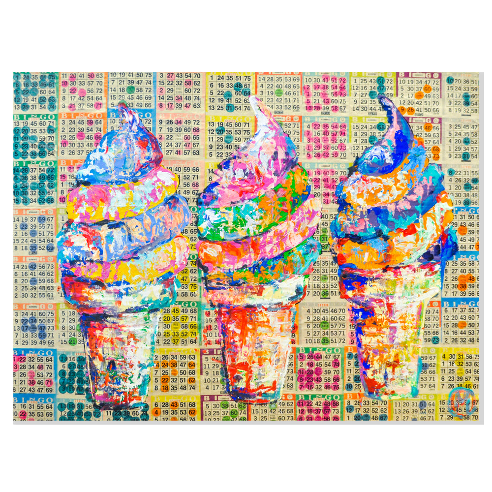Maggie O'Neill | Artist | Original Art | Three Times the Fun (2019)