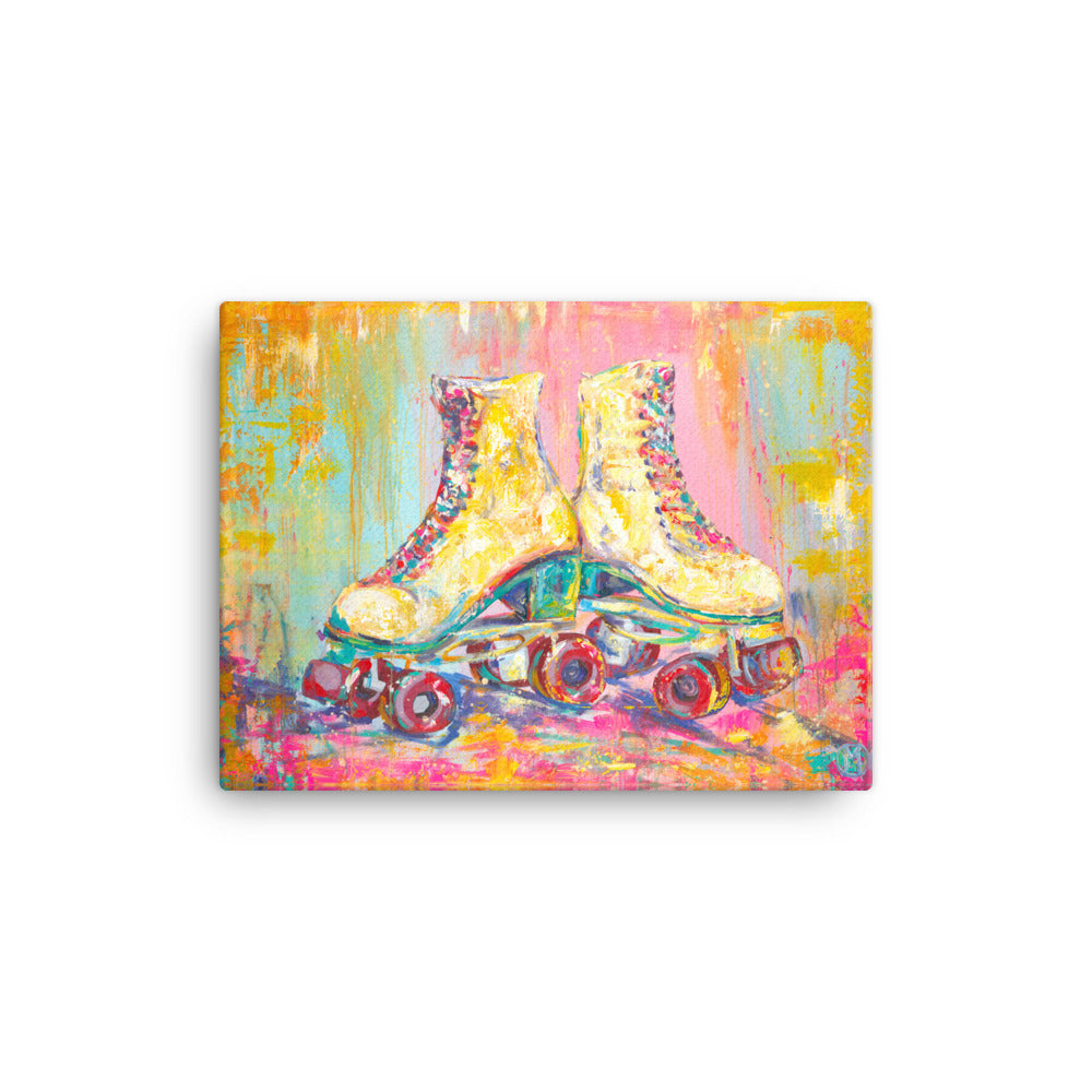 Tie Dye Roller Skates