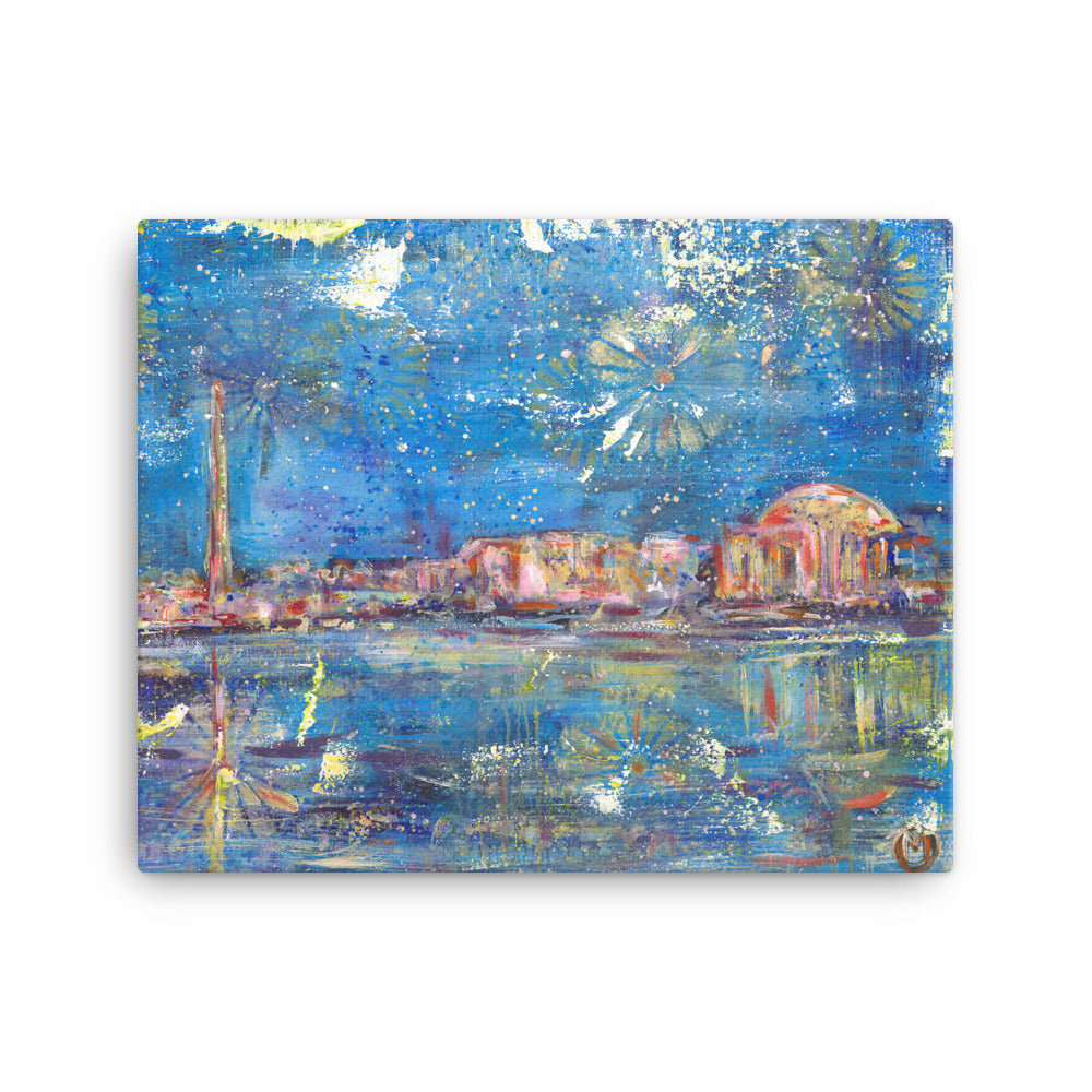 Monument &amp; Fireworks