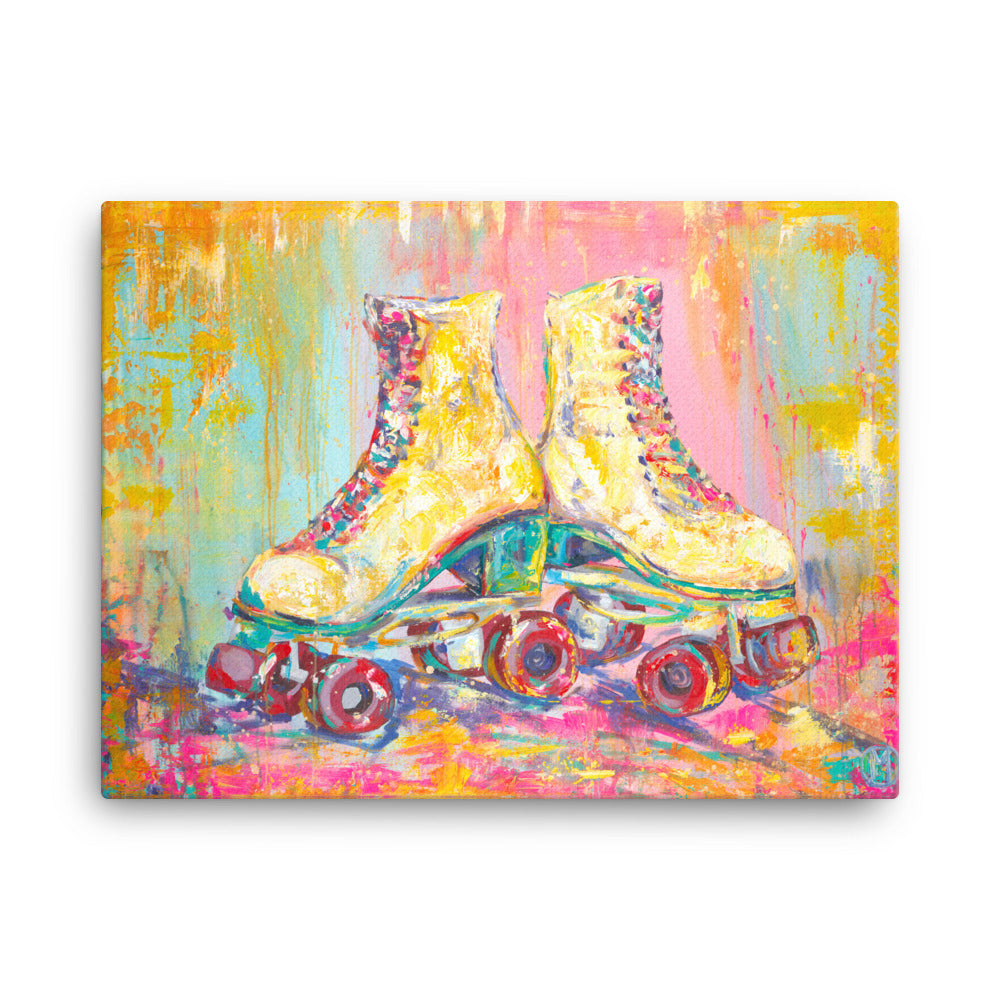 Tie Dye Roller Skates