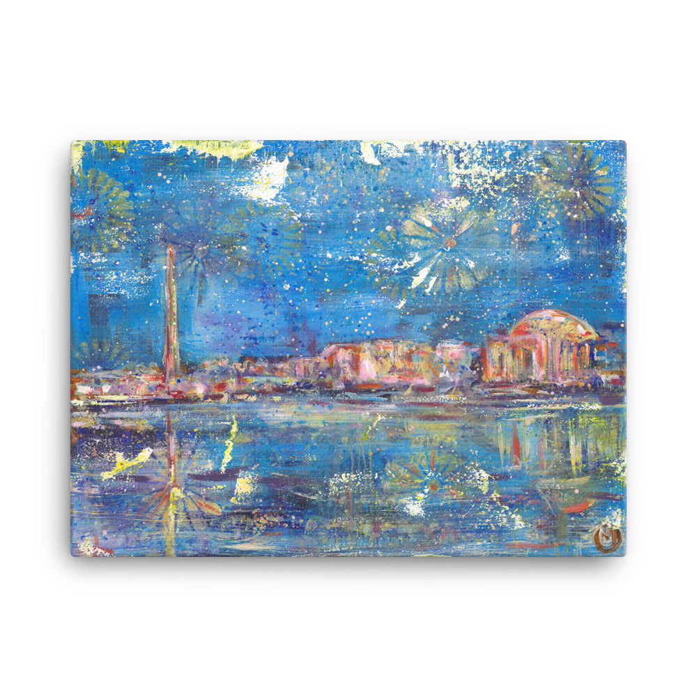 Monument &amp; Fireworks