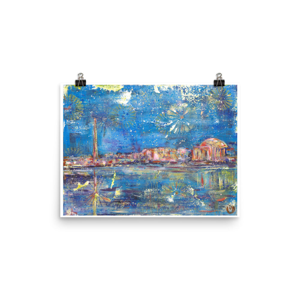 Monument &amp; Fireworks