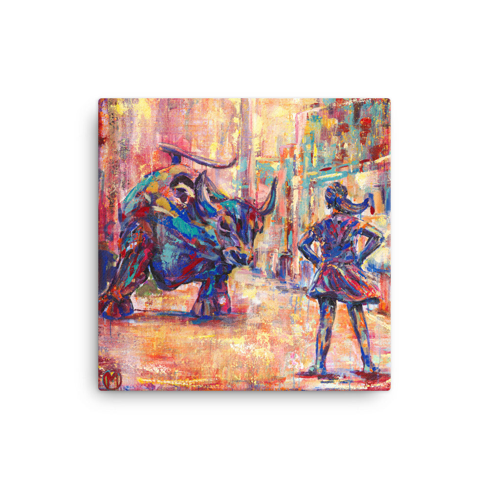 Fearless Girl with Bull