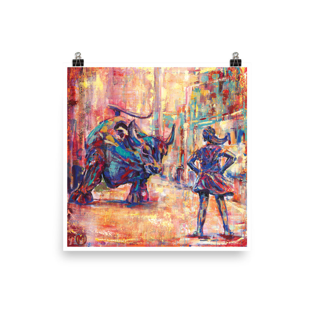 Fearless Girl with Bull